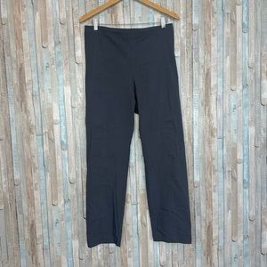 Franne Golde 14 Gray High Rise Waist Stretch Original Magic Pant Pull On Trouser